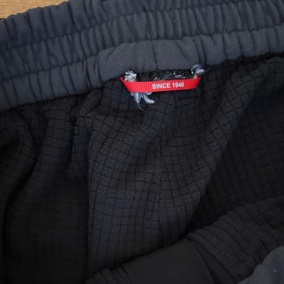 Men's Classic Black Cargo Ski Snowboarding Snow Pants - Picture 2 of 2